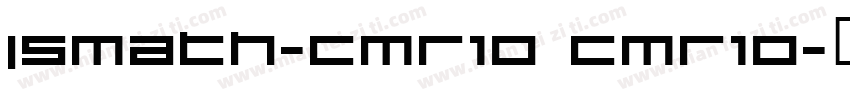 jsMath-cmr10 cmr10字体转换